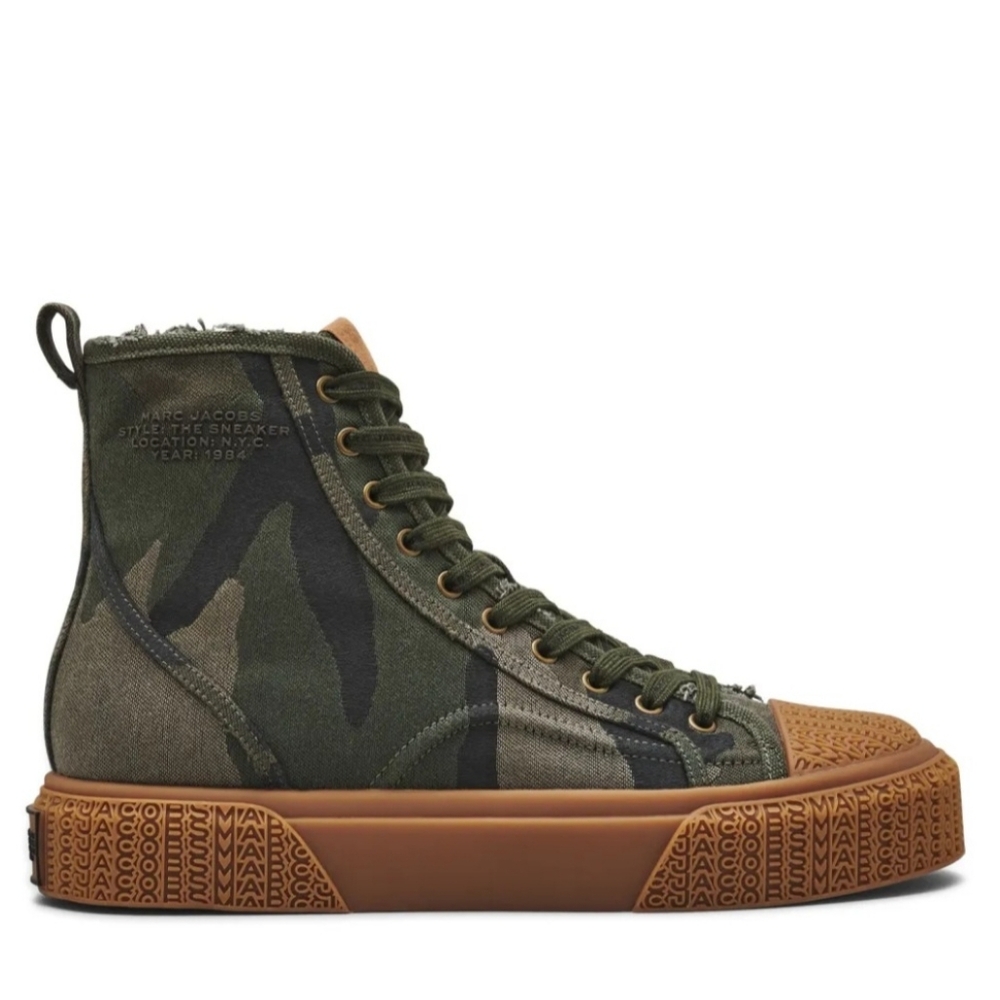 Marc Jacobs Camouflage High-Top Sneakers
